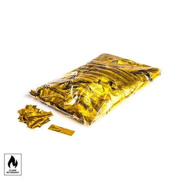 Konfetti 55x17mm metál, arany - lángmentes (1kg)
